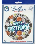 CTI Superloons Happy Birthday 17&quot; Foil Balloon  ~ ranjacuj - $188.82 MXN