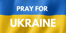 Pray For Ukraine Sticker Grunge Vinyl Decal Car Truck - £2.35 GBP+