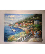 Oil Painting Canvas Landscape West Coast 48 x 36 - £618.60 GBP