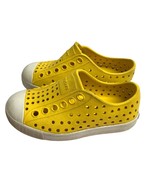 Native Toddler Shoes Plastic jelly Size c6 yellow slip - £12.63 GBP
