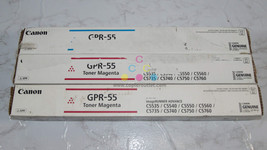 3 New Cosmetic Canon iR-ADV C5535,C5540,C5550,C5560 GPR-55 C,M,M Toners - £203.34 GBP