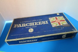 1964 Parcheesi Board Game Popular Edition Selchow &amp; Righter Complete USA... - $24.75