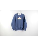 Vtg 90s Womens Size Medium Stitched Chickadee Bird Holly Christmas Sweat... - $611.62 MXN