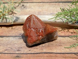 Super 7 Crystal 57g Melody&#39;s Stone Red Hematite Capped for Chakra Healing - £46.98 GBP