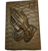 Hand Carved Wood Albrecht DURER Prayer Hands Oberammergauer Schnitzarbeit - £24.28 GBP