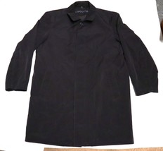 CLAIBORNE Mens Black Foam Tech Coat Size L - $49.99