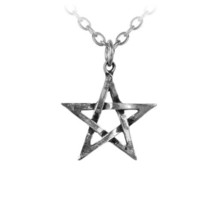 Alchemy Gothic P58  Pentagram Pendant Necklace Star Fire Water Earth Air Spirit - £20.45 GBP