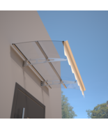 59x34 Polycarbonate-Aluminum Valance Awning for Concrete - €190,15 EUR