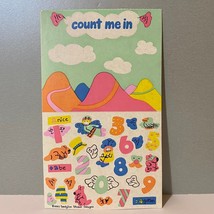 Vintage 1983 Sandylion Stickers Count Me In Maxi Activity Sheet - £12.54 GBP