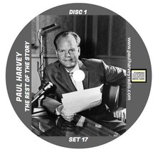 Paul Harvey (Set 17) The Rest of the Story 100 Episodes on 5 Audio CDs - $29.99
