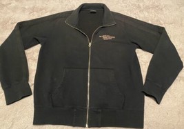 Vintage Harley Davidson Logo Black Hoodie sweatshirt XL - £39.60 GBP