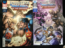 INJUSTICE VS. MASTERS OF THE UNIVERSE LOT #2+ 3 DC 2018 - £12.62 GBP