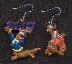 Scooby Doo Earrings Cartoon Movie Dog Character Charm Jewelry B - £5.52 GBP