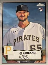 JT BRUBAKER RC 2021 Topps Chrome Platinum Anniversary Baseball Card #140... - $2.09