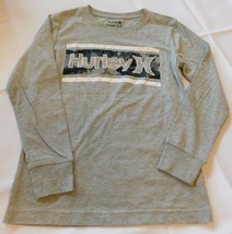 Hurley Boy&#39;s Youth Long Sleeve T Shirt Grey Heather Size S small 8-10 Ye... - $18.01
