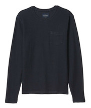 Lucky Brand Men&#39;s One Pocket French Rib Crew Neck Thermal Shirt, Navy, S(3311-9) - £46.32 GBP