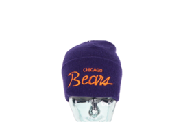 NOS Vintage 90s Sports Specialties Chicago Bears Script Spell Out Beanie... - £78.18 GBP