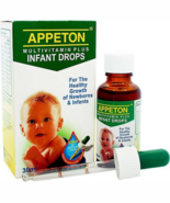 Appeton Multivitamin Plus Infant Drops 30ml X 2 bottles Increase Baby Ap... - $64.28 CAD