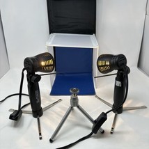 Portable Lighting Studio with 2 Spotlights in Carrying Case by Digital Concepts - £15.28 GBP