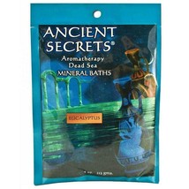 Ancient Secrets Eucalyptus Aromatherapy Dead Sea Mineral Bath 4 oz. packet - £6.37 GBP