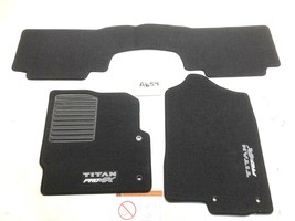 New OEM Black Floor Mats Nissan Titan XD 2016-2021 999E2-W5001 PRO-4X Genuine  - £73.80 GBP