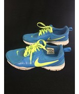Nike Training Blue Volt Green Athletic Shoes. Womens Size 8.5 454445-431... - $50.23 CAD