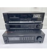 Sony TA-AX295 Integrated Stereo Amplifier, Sony ST-JX295 Tuner,TC-W295 C... - $311.84