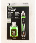 *Commercial Electric 2-Piece Electrical Tester Kit Outlet Tester 1011112425 - $277.13 MXN