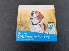 Tractive GPS Tracker for Dogs w Activity Monitoring Waterproof Color Snow White - £31.12 GBP