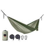 Durable 2-person hanging hammock with tear-resistant fabric, lightweight... - $75.00