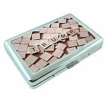 Trump Letters Em1 Hip Silver Cigarette Case Id Holder Metal Wallet 4&quot; X ... - $147.87 MXN