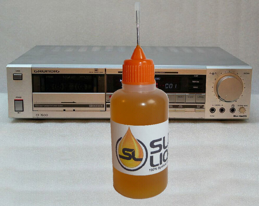 Primary image for Slick Liquid Lube Bearings 100% Synthetic Oil for Grundig and All Tape Decks