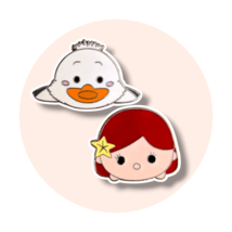 Little Mermaid Disney Pins: Ariel and Scuttle Tsum Tsum - $24.90