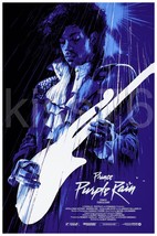 Prince Purple Rain 24 x 36 Inch Custom Poster Print Clear Image Gorgeous... - $45.00