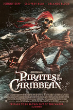 Pirates of the caribbean Signed Movie Poster  - $220.00