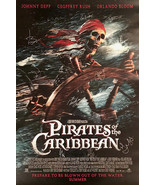Pirates of the caribbean Signed Movie Poster  - $220.00