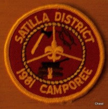 BSA 1981 Satilla District Camporee Patch - $5.00