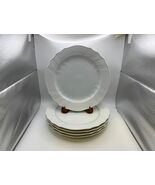 Set of 5 Hutschenreuther DRESDEN All White Dinner Plates - €137,38 EUR