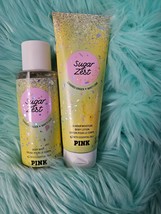 Victoria Secret Pink Sugar Zest Fragrance Mist &amp; Body Lotion 2pc Set - £33.09 GBP