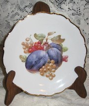 Dessert Plate Fruit Design -Porcelain- Arzberg Bavaria-Schumann Germany - $10.00