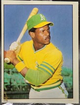 1981 Topps Sticker Rickey Henderson #115 Oakland Athletics - $5.00