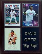 Frames, Plaques and More David Ortiz Boston Red Sox 3-Card 7x9 Plaque - £17.82 GBP