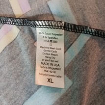 LuLaRoe Elastic Waist Women's Multicolor Skirt Foldable Waist Stretch Size XL image 3