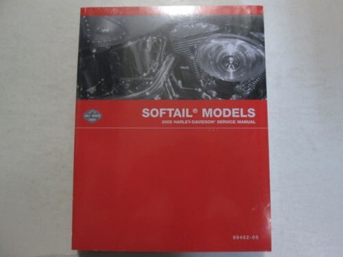 2005 Harley Davidson Softail Manual Service Set W Parts Electric Catalog... - $350.06