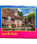 Jigsaw Puzzle Turnville Buck Brick House Flowers 1000 Pieces Encore 10-3... - £10.25 GBP