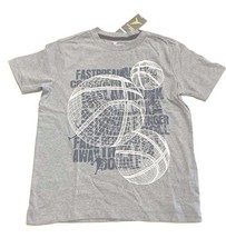 Boys  Athletic Crew Tee Shirt Old Navy Active Basketball Fast Break Print - $11.98