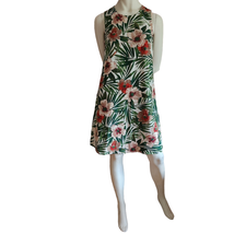 AK Summer Shift Dress Multi Color Size 4 Floral Sleeveless Knee Length    - £18.98 GBP