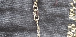 Vintage 2000-s 925 Silver LOVERS FOREVER Pendant on 18 inch Chain Hallmarked. - £72.54 GBP