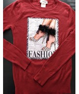 Misses size Small Burgundy long sleeves fall fashion top misses Sweater - $8.80 CAD