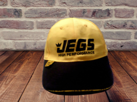 JEGS High Performance Yellow Black Embroidered Baseball Hat  Adjustable  - £7.56 GBP
